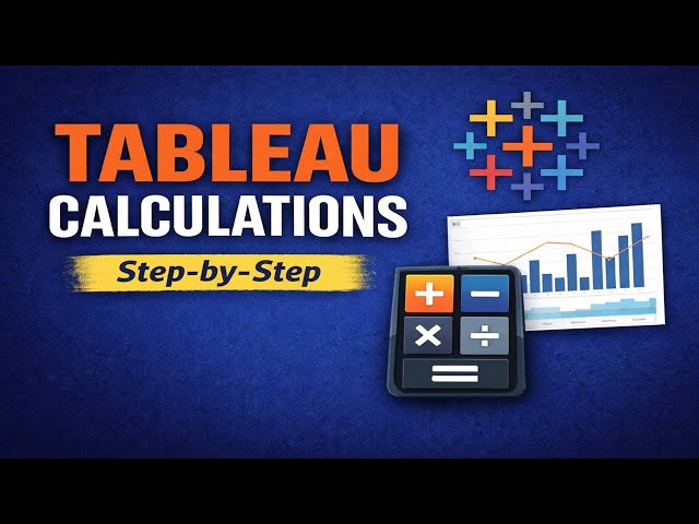 How to Do Calculations in Tableau | Calculated Fields Explained Step by Step