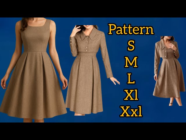 Pattern Making Tutorial |Make This Elegant Dress Pattern You Can Wear Everywhere