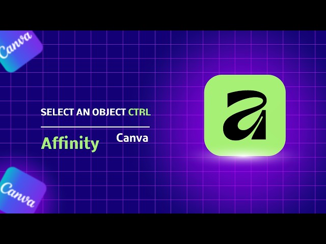 Affinity: Select an Object from a Group | Quick Tip