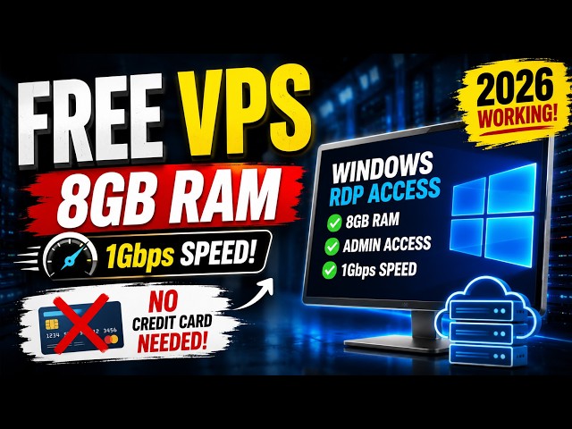 I Found a FREE 24/7 Windows VPS (8GB RAM) Nobody Knows About!