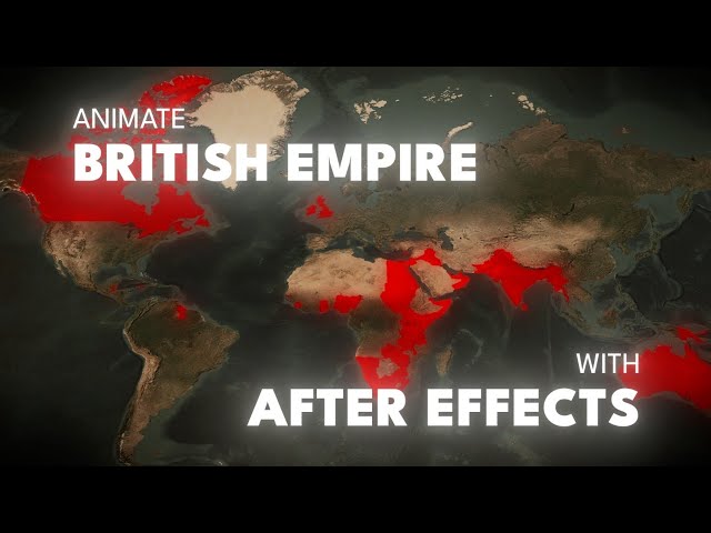 Create ANY Historical Map in After Effects Geolayers with ChatGPT | British Empire Tutorial