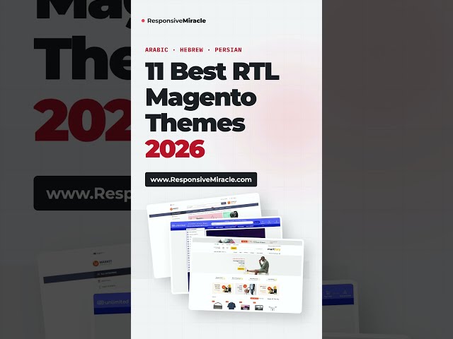 5 Best RTL Magento Themes 2026 (LTR vs RTL) #shorts