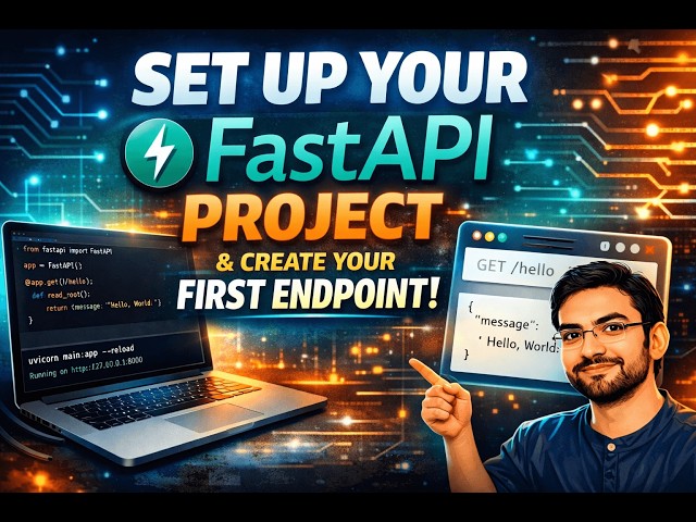 How to Setup FastAPI Project in Python 🚀 | Create Your First API Endpoint