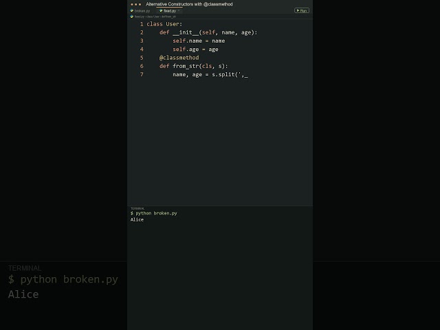 Stop Writing Messy __init__ Constructors! 🏭 #shorts #python