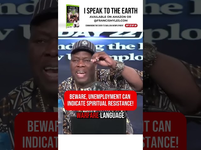 Beware Unemployment can indicate Spiritual Resistance