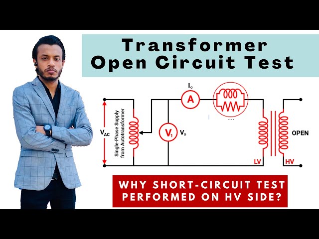Transformer Open Circuit Test| Why Open-Circuit Test Performed On LV side?| Full detail with formula