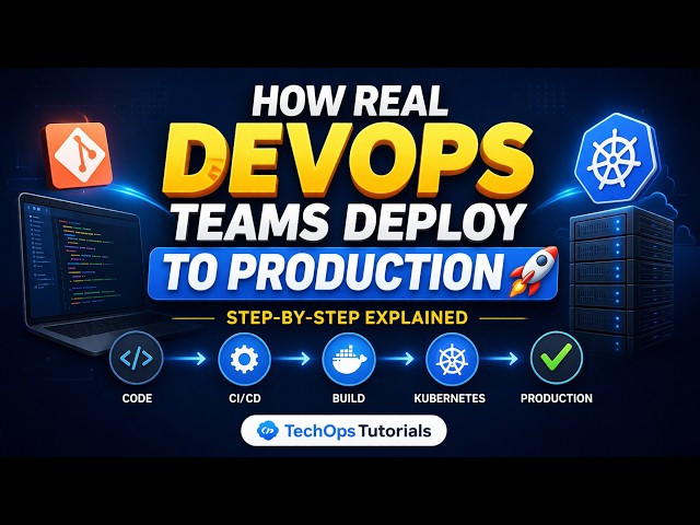 How Real DevOps Teams Deploy to Production 🚀 (Step-by-Step Explained)