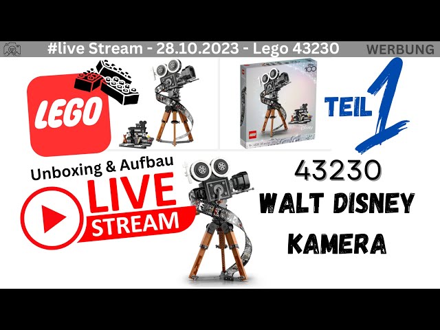 Lego 43230 Walt Disney Kamera Live Streaming (Teil 1)