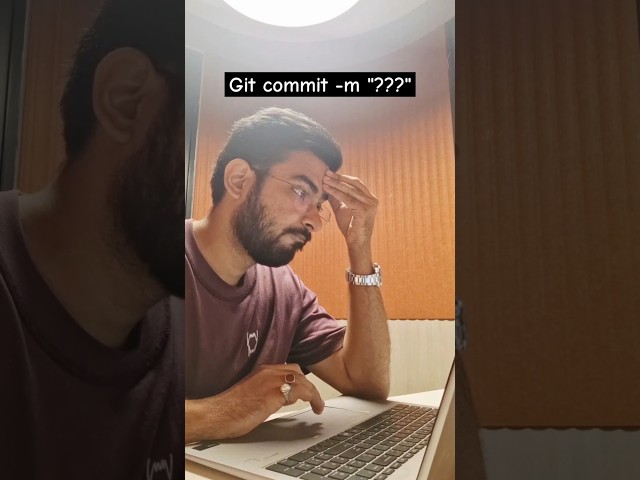 When you are short of commit messages 😝 #development #git #coding