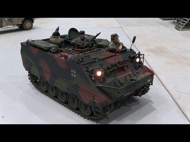 Hobbymesse Leipzig - scale 1/16 - UNIQUE RC COLLECTION!  #rc #military #tank