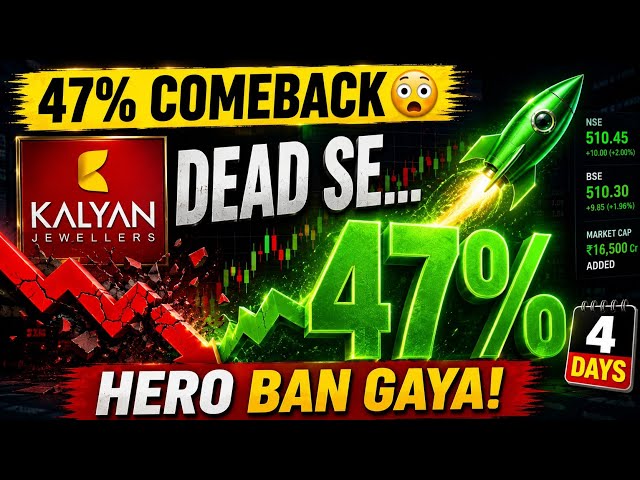 47% COMEBACK in Just 4 Days! 😱 Kalyan Jewellers Explained