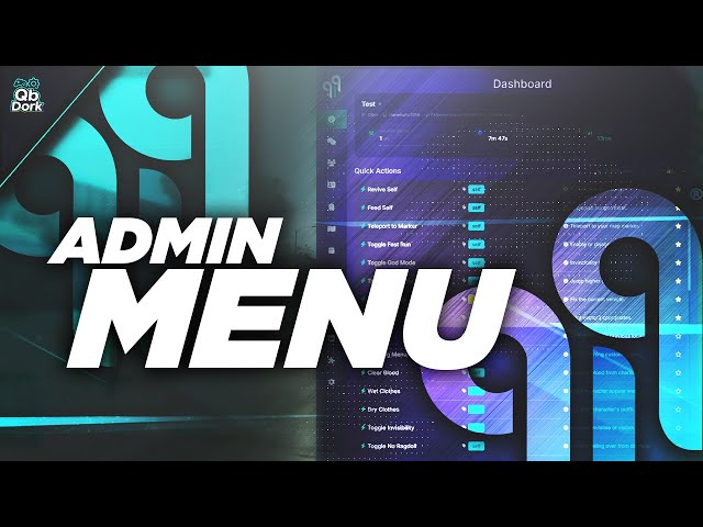 Admin Menu Pro - FiveM Script [ESX, QBCore, QBox - 919DESIGN ]