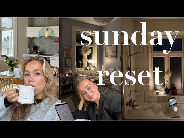 Sunday Reset | Organize with me | Cooking | Cleaning🧼🎀