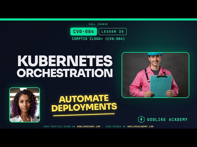 CV0-004 CompTIA Cloud+ · Lesson 25: Master Kubernetes Orchestration