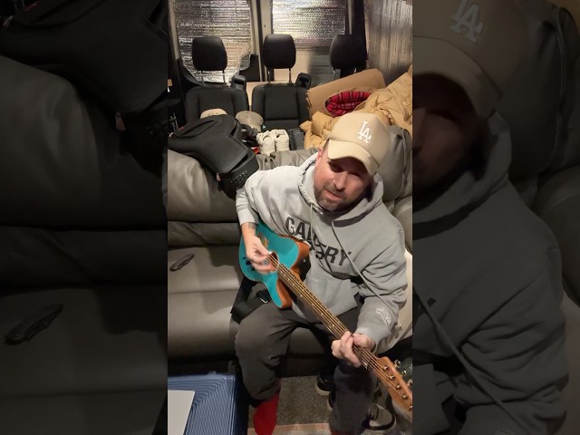 Sleeping in a Walmart Parking Lot 🚙🎸🎶 a tune for stealth van camping. #vanlife #freecamping