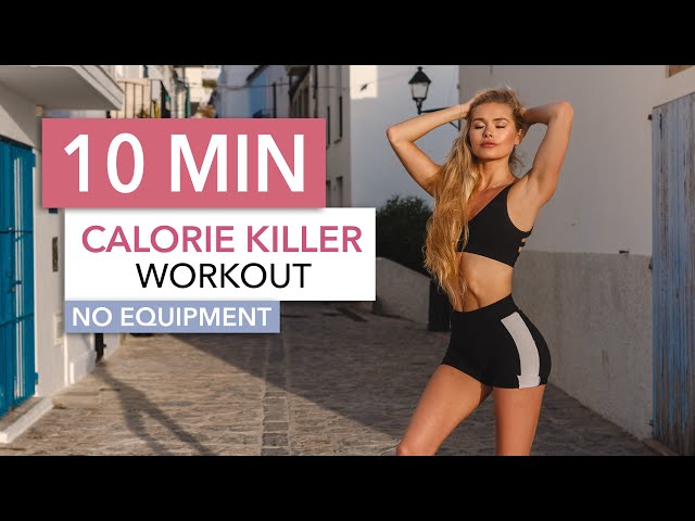 10 MIN CALORIE KILLER / Medium Level - a HIIT workout that won't kill you I Pamela Reif