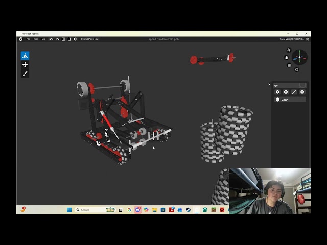 Vex OverRide CAD Speedrun