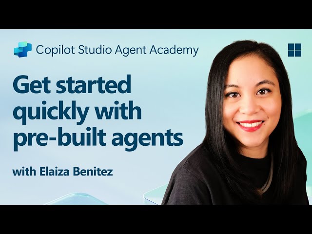 Using a pre-built agent