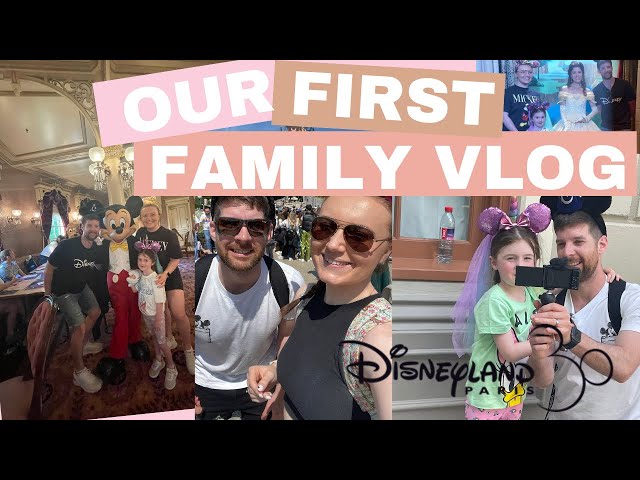 DISNEYLAND PARIS *OUR FIRST FAMILY VLOG* | Travel Day 1 & Day 2