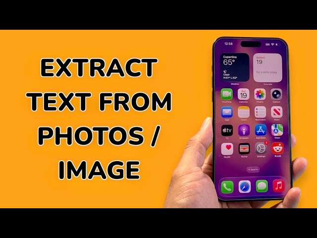 How To Extract Text From Photos On iPhone