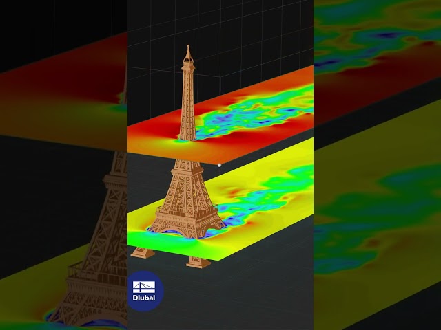 Have you ever wondered how iconic structures like the Eiffel Tower interact with the wind? #Shorts
