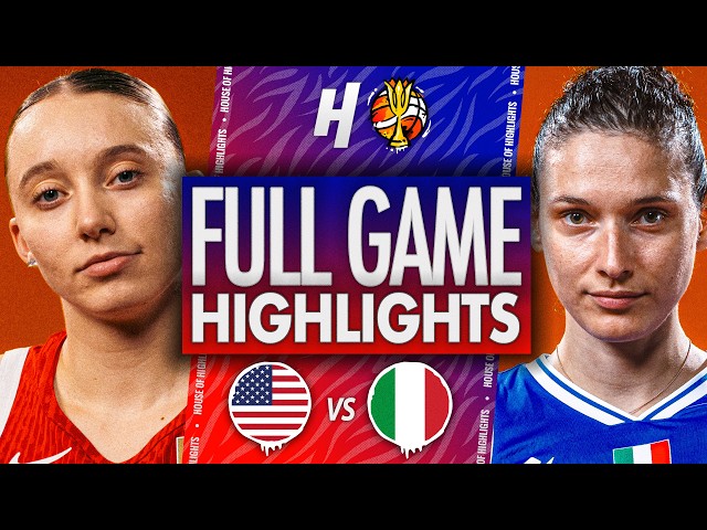 USA vs Italy - FULL GAME HIGHLIGHTS | September 6, 2026 FIBA Women’s World Cup