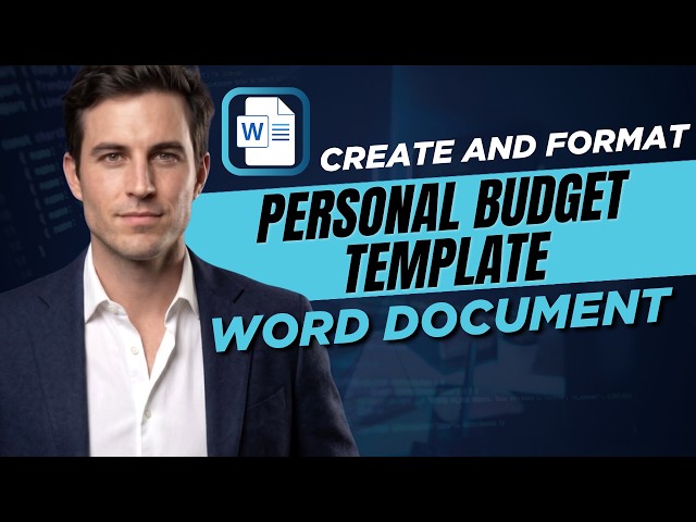 How To Create and Format a Personal Budget Template In a Microsoft Word Document- Windows