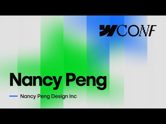 Webflow Conf 2026 Interview: Nancy Peng - Nancy Peng Design Inc.