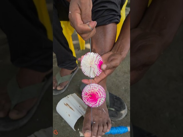 Amazing Kadam Flower Making Complete Process #shorts