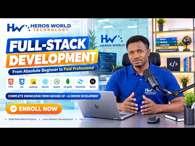 Introduction to Fullstack Development | What You'll Learn | Heros World Technology