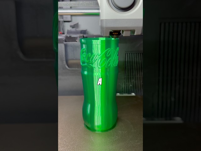 3D printing bottles with plastic from plastic bottles #3dprinting