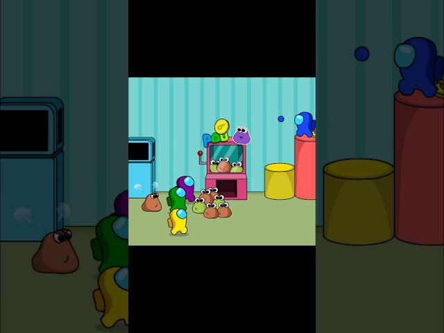어몽어스 VS  POU  ANIMATION