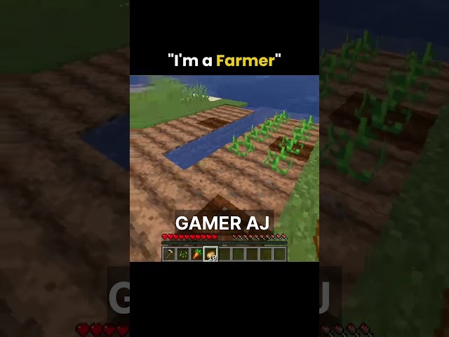 I am...? #minecraft #gaming #GamerAJ