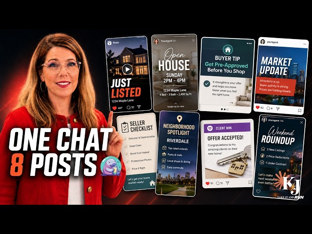 Claude Now Posts My Real Estate Content For Me (Blotato + Claude Design Setup)