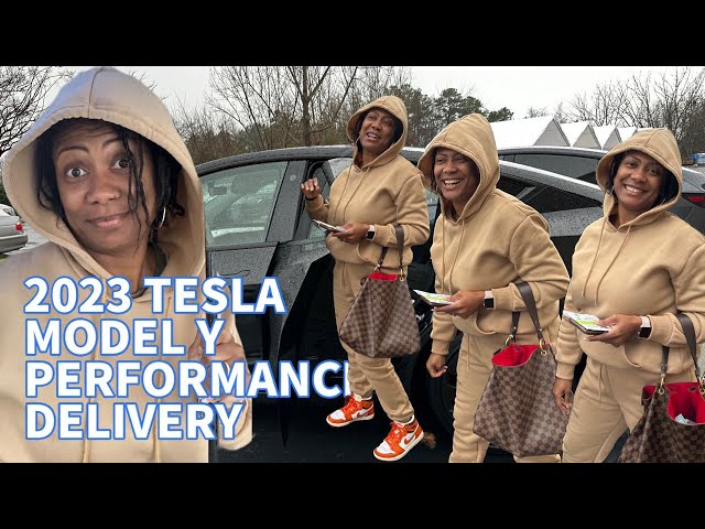 TAKING DELIVERY 2023 TESLA MODEL Y Performance
