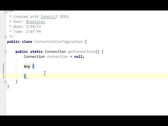 Java and JDBC tutorial #1: Make connection
