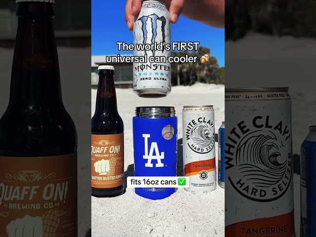 The world’s FIRST universal can cooler 😳 #FrostBuddy #shorts #viralshorts