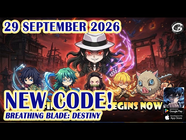 🎁 NEW CODE Breathing Blade: Destiny Giftcode & Redeem Code 29 September 2026 - Mobile Game (Android)