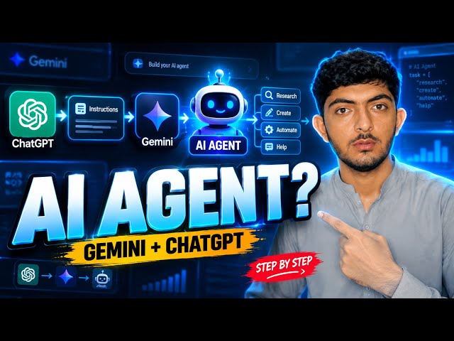 How to Create an AI Agent in Gemini Using ChatGPT 🤯 | Step-by-Step Part/1