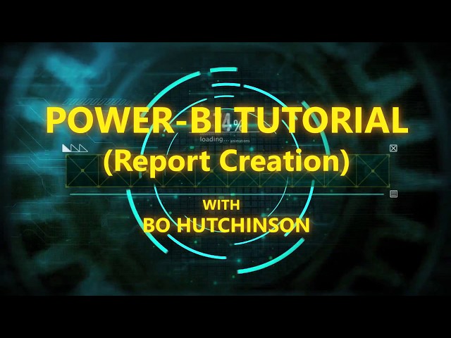 Power BI Tutorial - 2 (Report Creation)