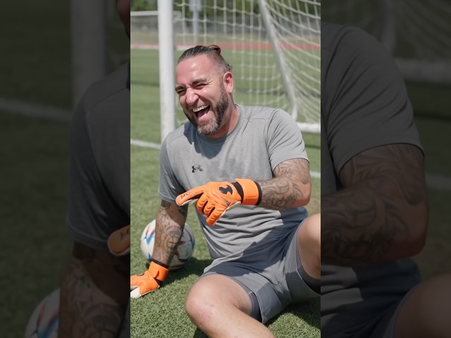 Funniest soccer goalie save