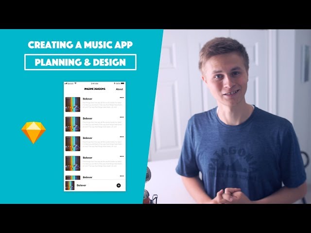 Creating a Music App! (Pt. 1 | Planning & Design w/ Sketch)