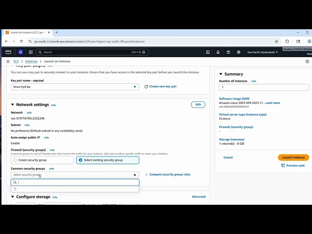 Launching Linux Server by Madhavi #Studentmade | Ekascloud