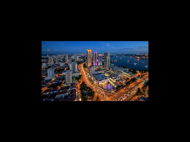 Pemandangan Udara 3D Johor Bahru & Tambak Johor yang Memukau!