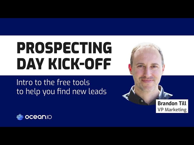 Prospecting Day Kickoff