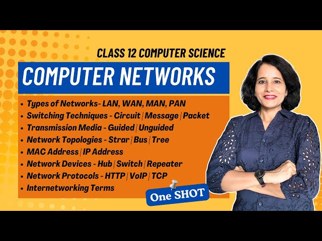 COMPUTER NETWORKS - ONE SHOT | Class 12 Computer Science | ENGLISH