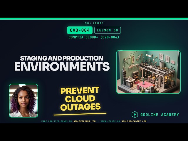 CV0-004 CompTIA Cloud+ · Lesson 30: Staging vs Production Environments Explained