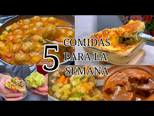✅5 Recetas Económicas para la Semana