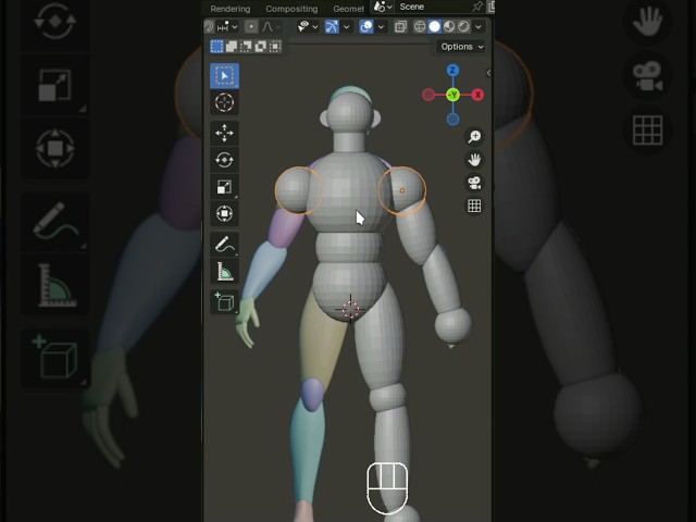 Quick Tutorial : Creating a Human Base in Blender
