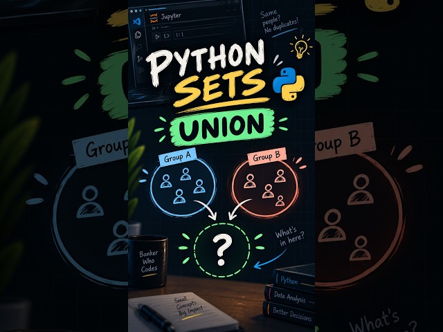 Python Sets: The Easy Way to Combine Groups 🐍